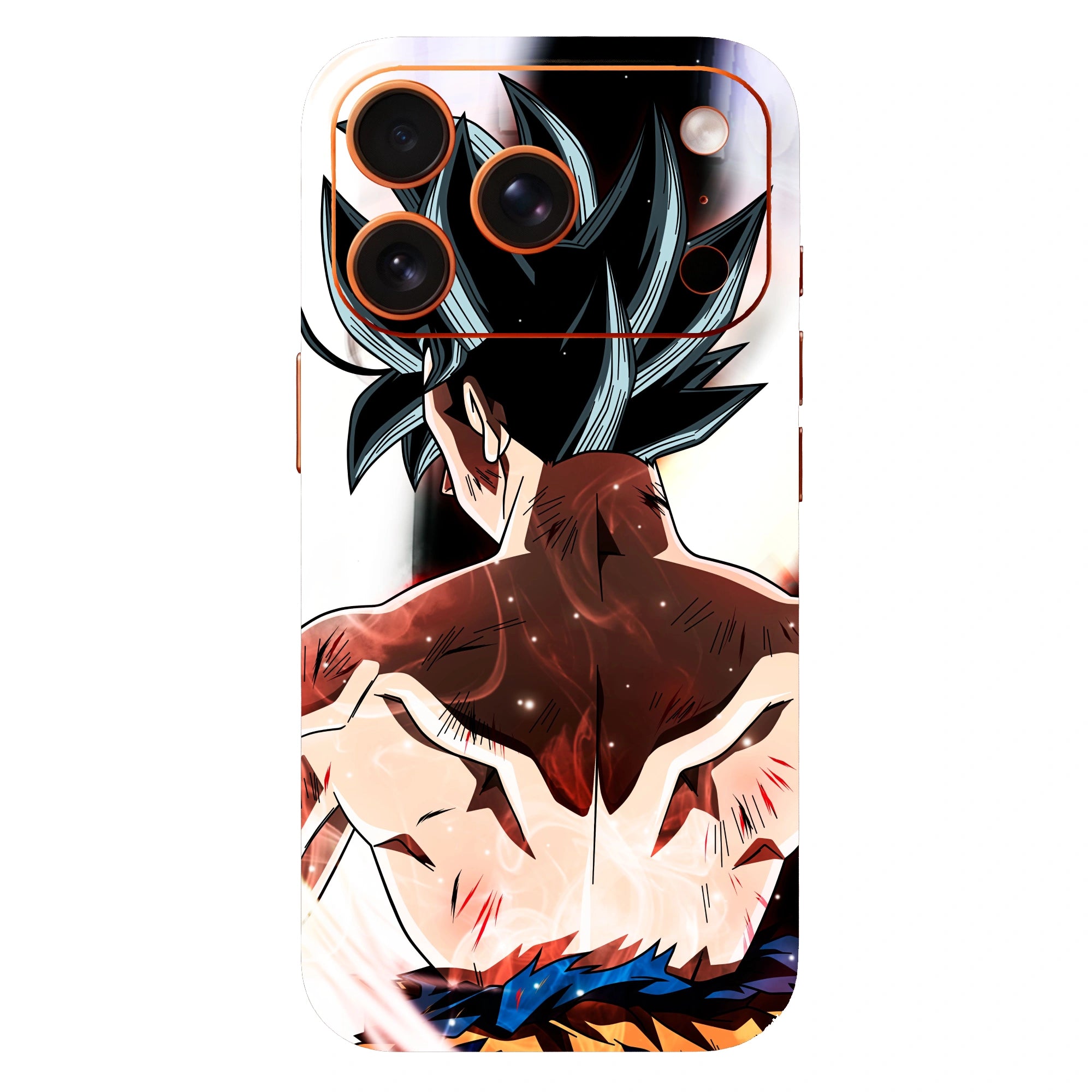 Super Saiyan Back View Mobile Skin & Wrap