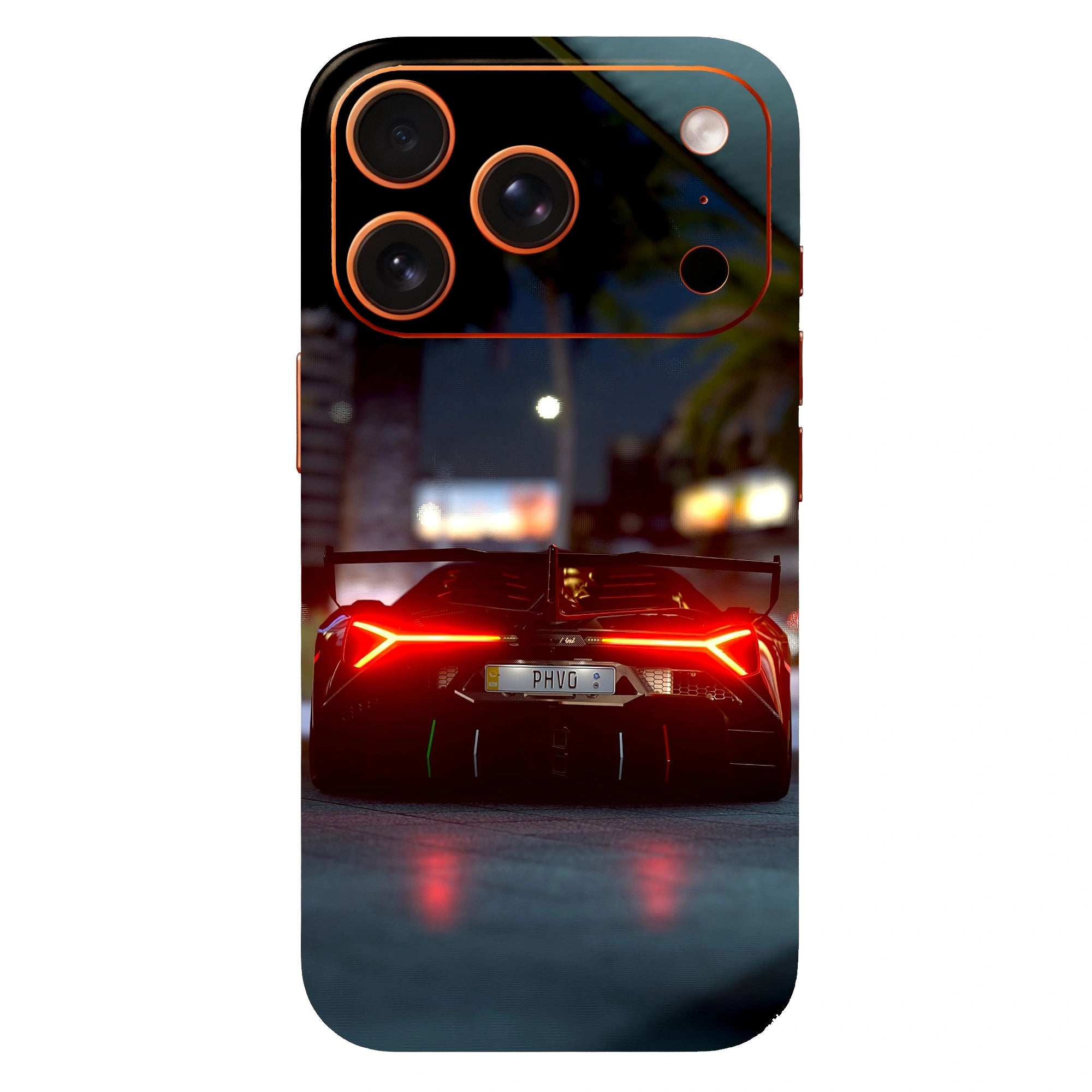 Neon Night Racer Mobile Skin & Wrap